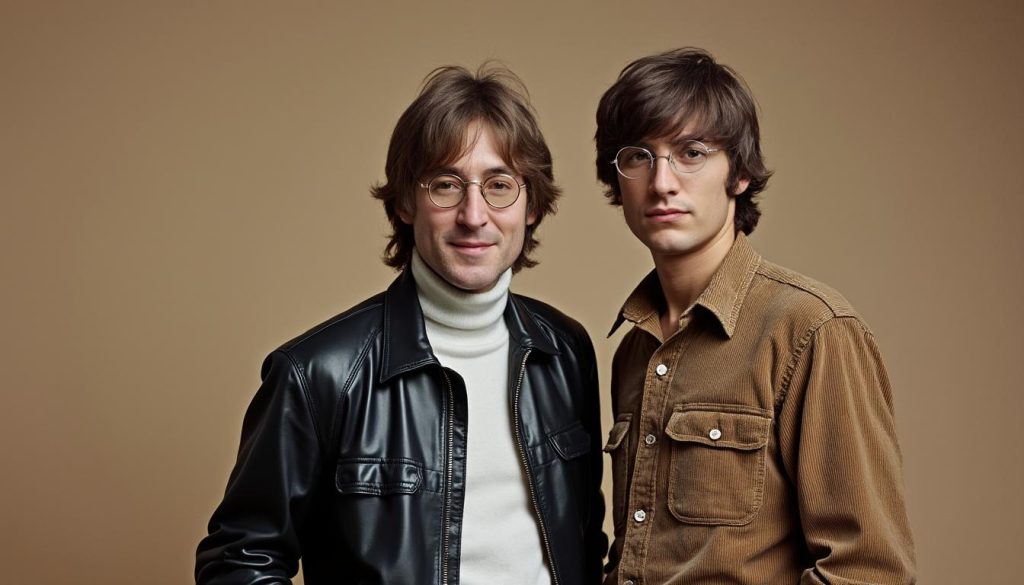 découvrez avec qui john lennon posait sur la photo originale, une image emblématique pleine d'histoire et d'émotion.