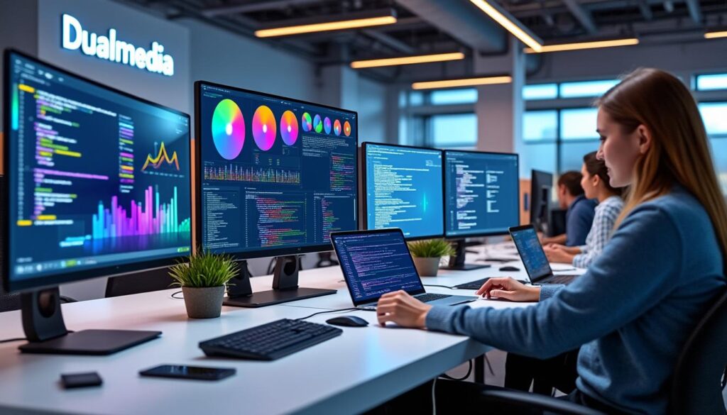 explorez les services essentiels de l'agence web dualmedia, spécialisée dans la création de sites internet, le référencement et le marketing digital sur mesure pour booster votre présence en ligne.